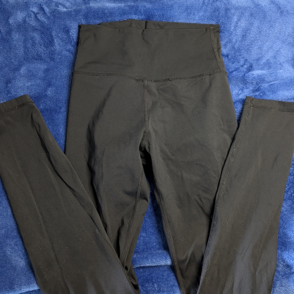 Zyia Black High-Waisted Black Leggings